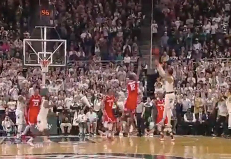 You Couldn't Pick a More Appropriate Basketball Player to Hit a Last-Second Shot on Valentine's Day