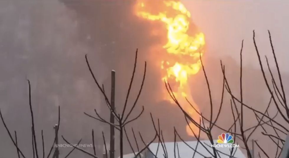 It Was Like an Atomic Bomb Went Off': Train Wreck Inferno Has West Virginia Gov. Issuing a State of Emergency
