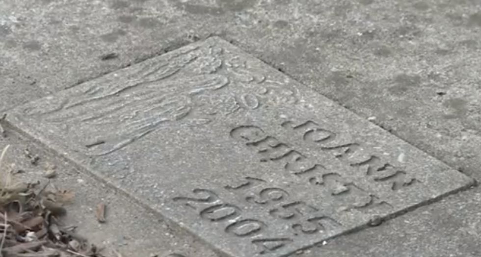 Look Closely. Atheists Are Taking Aim at the Symbol Etched Into a School Memorial Set Up to Commemorate the Legacy of a Teacher Who Died