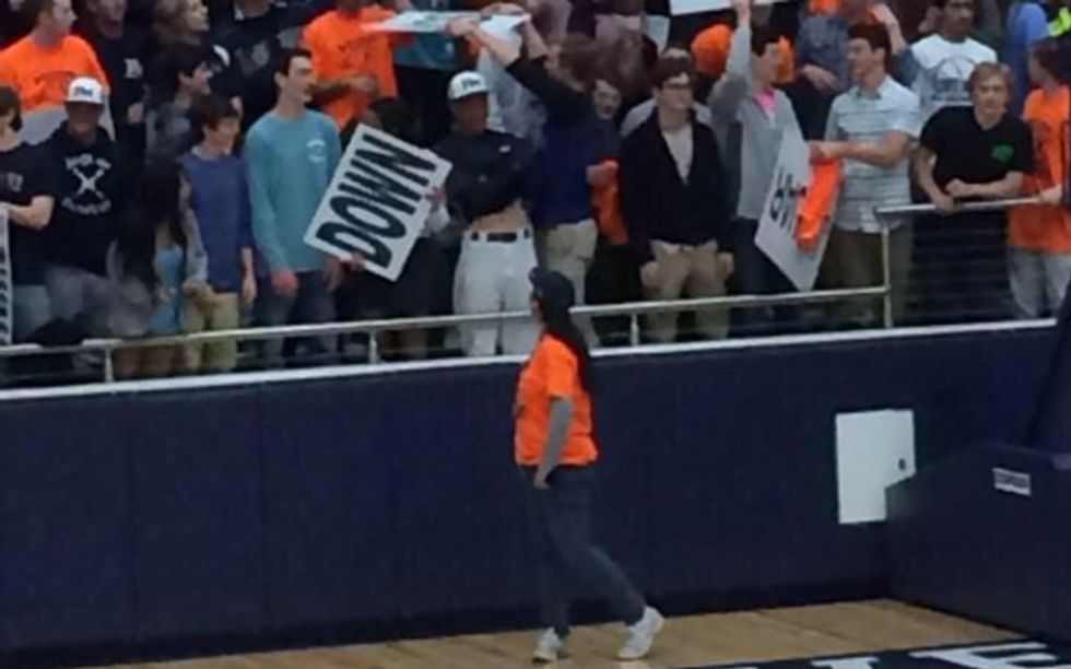 ‘Unacceptable’ Sign Students Held Up at Basketball Game Left Attendees Disgusted: 'It's Just Sick\