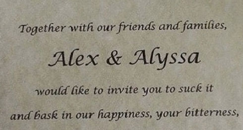 Bride’s Scathing Wedding ‘Invitation’ to Estranged Parents: 'You're Not Invited to Any of It\
