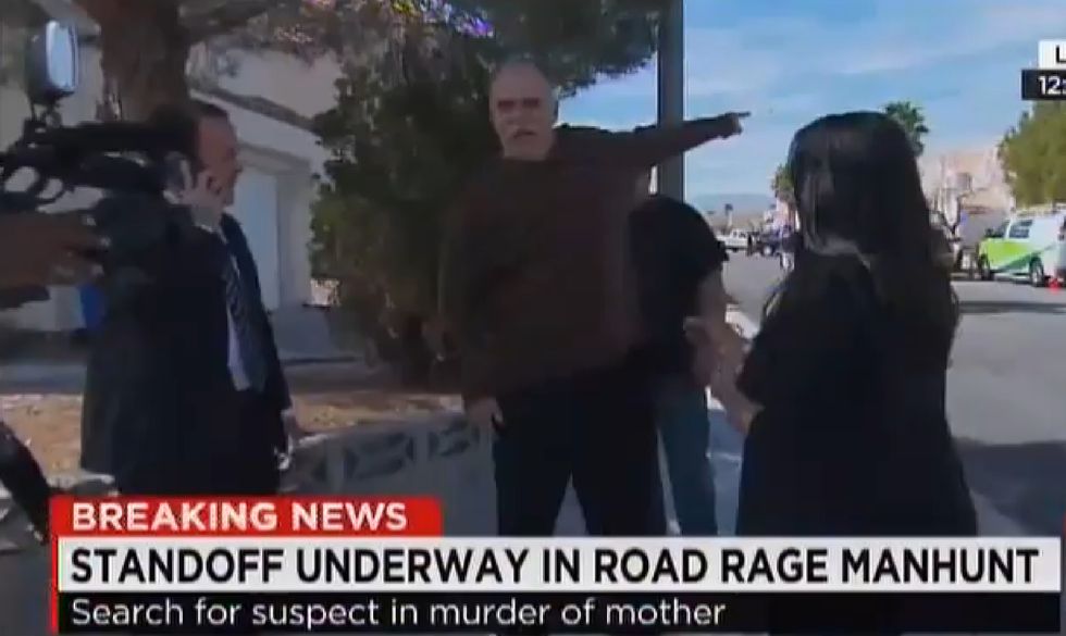 Grieving Husband of 'Road-Rage' Shooting Victim Explodes on News Crews: ‘Are You Happy?!’