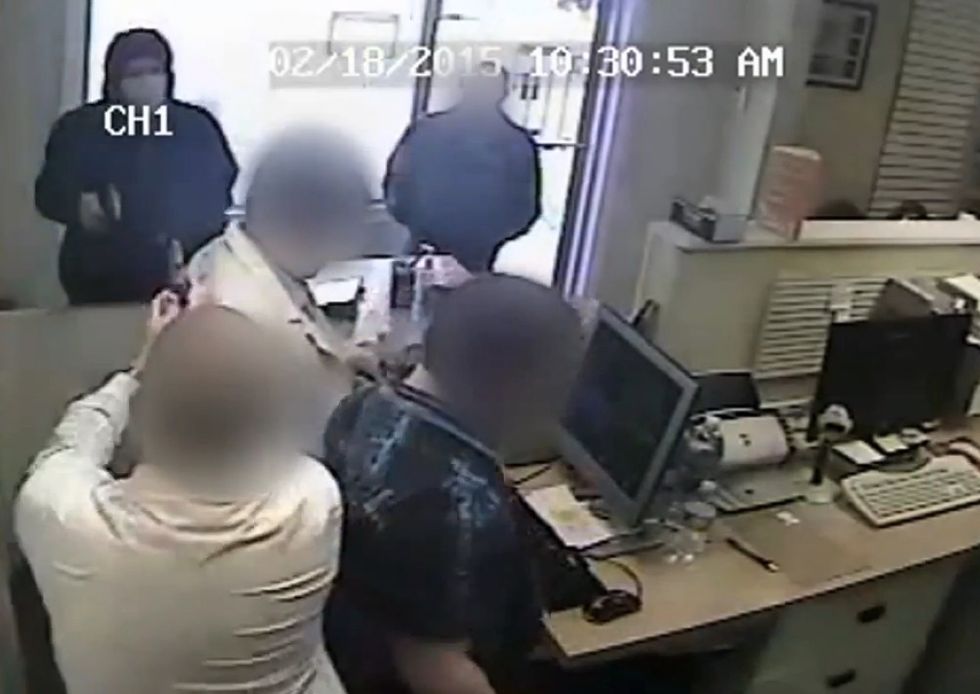 Masked Gunman's Plan Foiled by the Second Amendment — and the Surveillance Camera Caught It All (GRAPHIC)