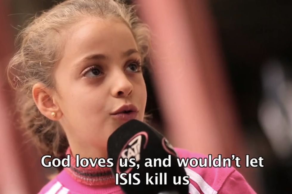 A Reporter Asked Christian Iraqi Child How She'd Retaliate Against the Islamic State — and Here's Her Stunning Response
