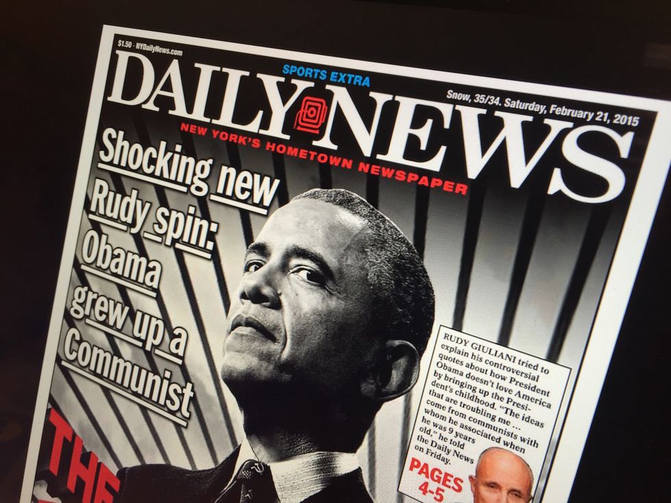 The American': Here's the New York Daily News Cover Matt Drudge Is Calling 'Bold