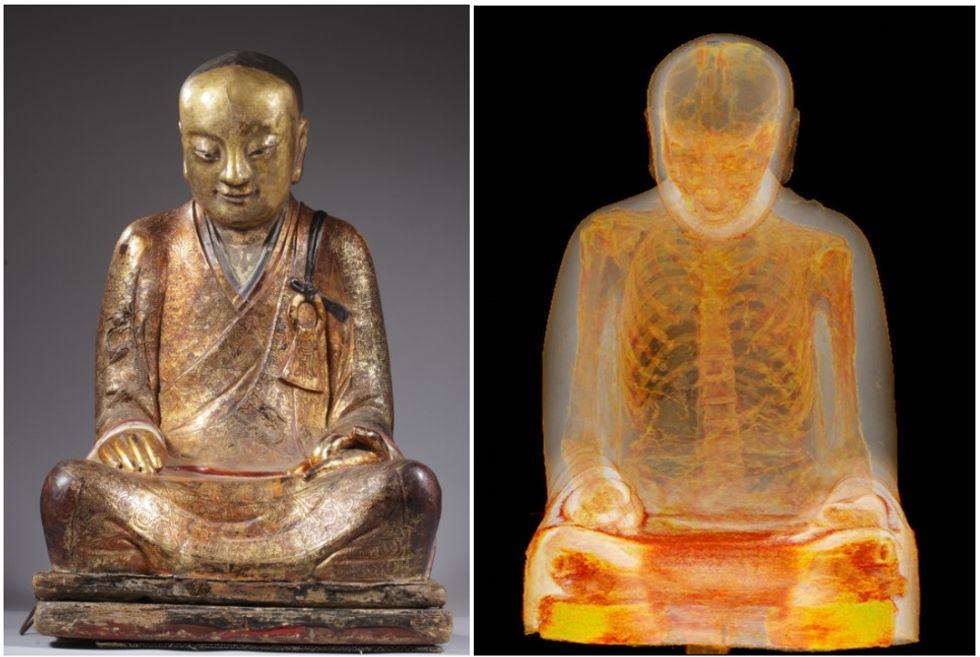 Medical Experts Took a CT Scan of This Buddha Statue and Made an Ancient Discovery