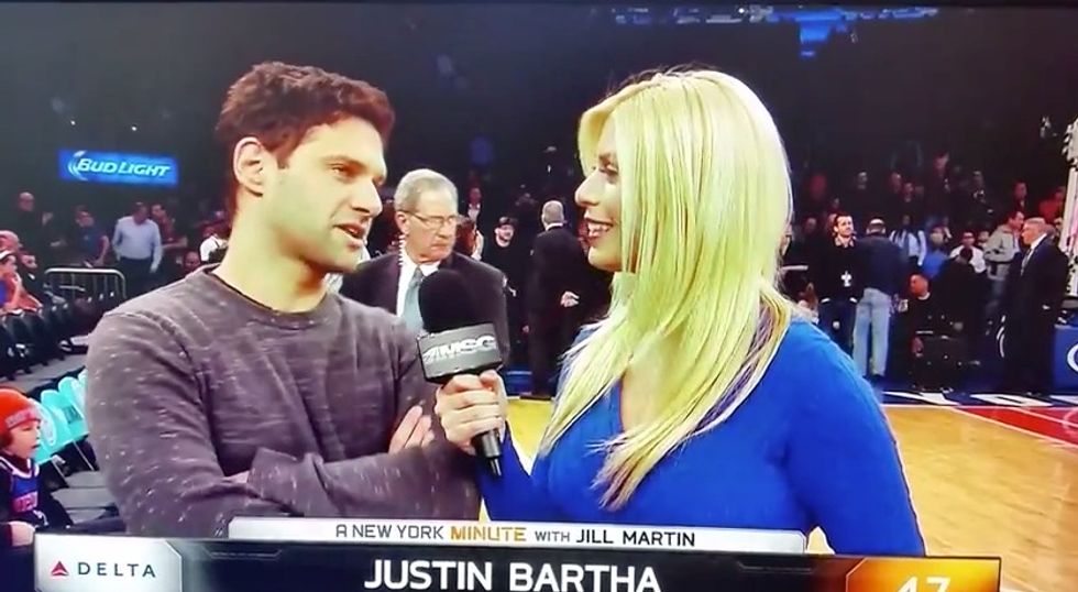 Things Get ‘Awkward’ and ‘Extremely Uncomfortable’ As Knicks Reporter Interviews ‘Hangover’ Actor