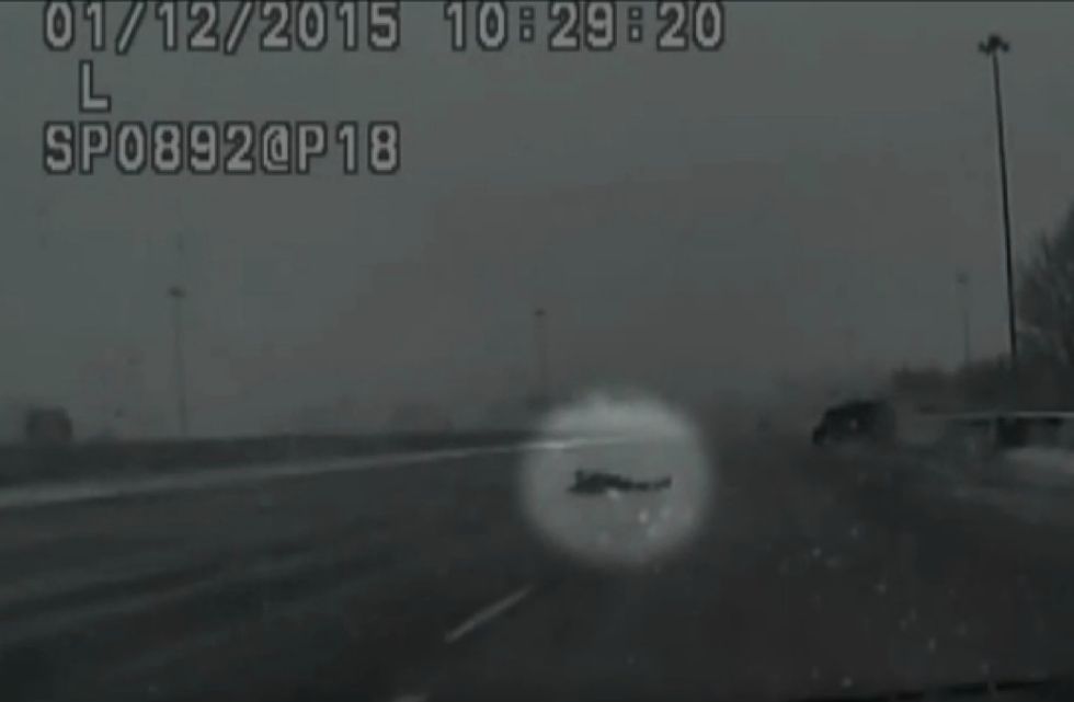 Scary Dashcam Clip Shows Driver Ejected on Highway. What Happens Moments Later Is Called 'Miraculous.