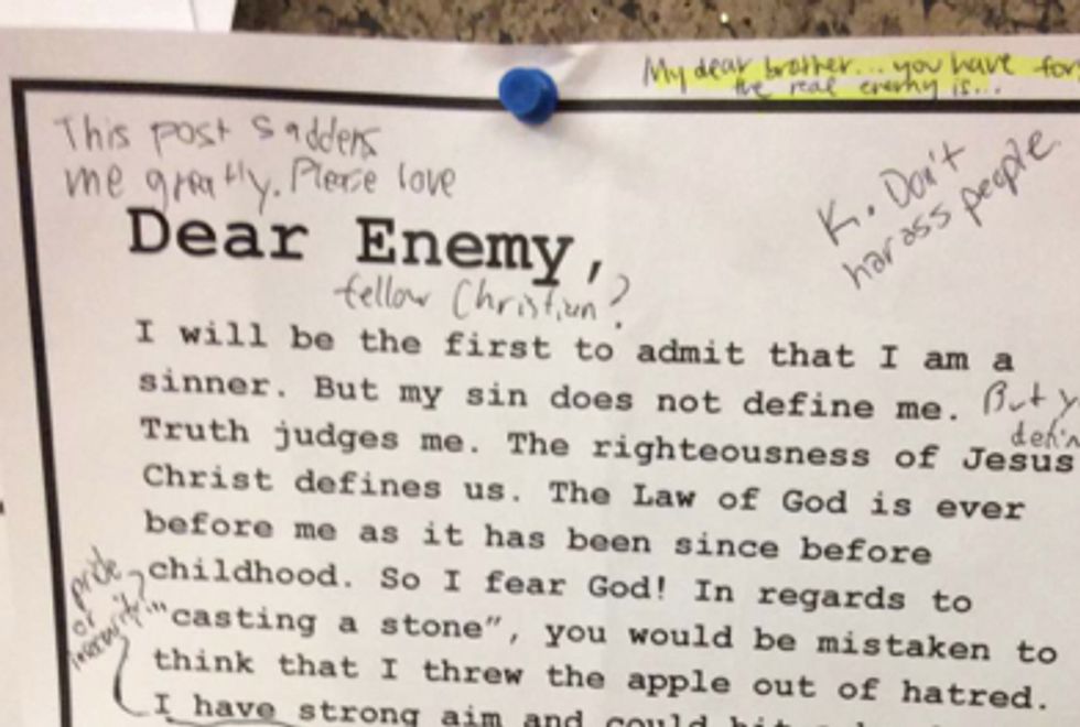 He Stood Up to Question His Christian College's Homosexuality Stance. What Happened Next Has Everyone Talking.