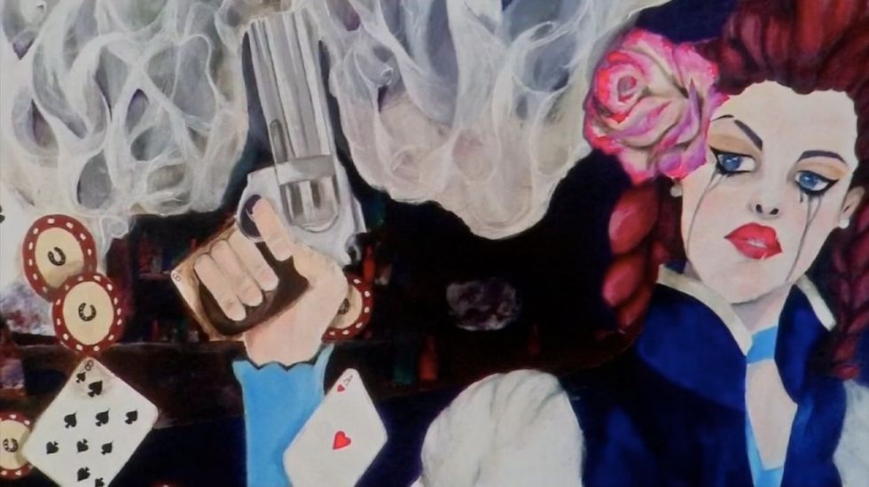 Can You Tell Why This Student's Painting Was Rejected by a Texas Rodeo?