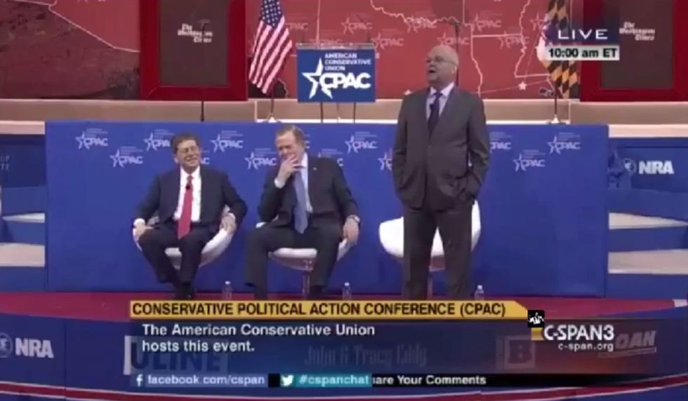 See How CPAC Crowd Reacts When NSA Chief Claims to Be an 'Unrelenting Libertarian' Like Judge Napolitano