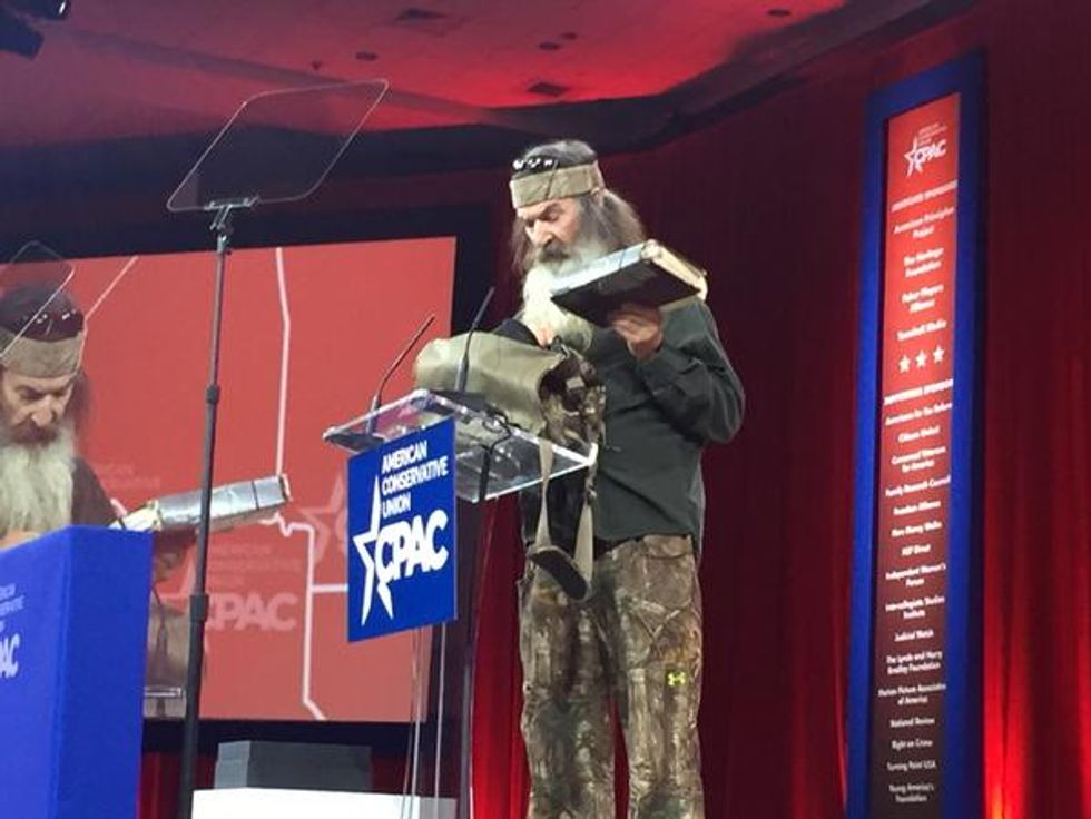 I'm Trying to Help You America!': Phil Robertson Took Over CPAC's Stage and Didn't Give It Up Until He'd Spoken His Mind