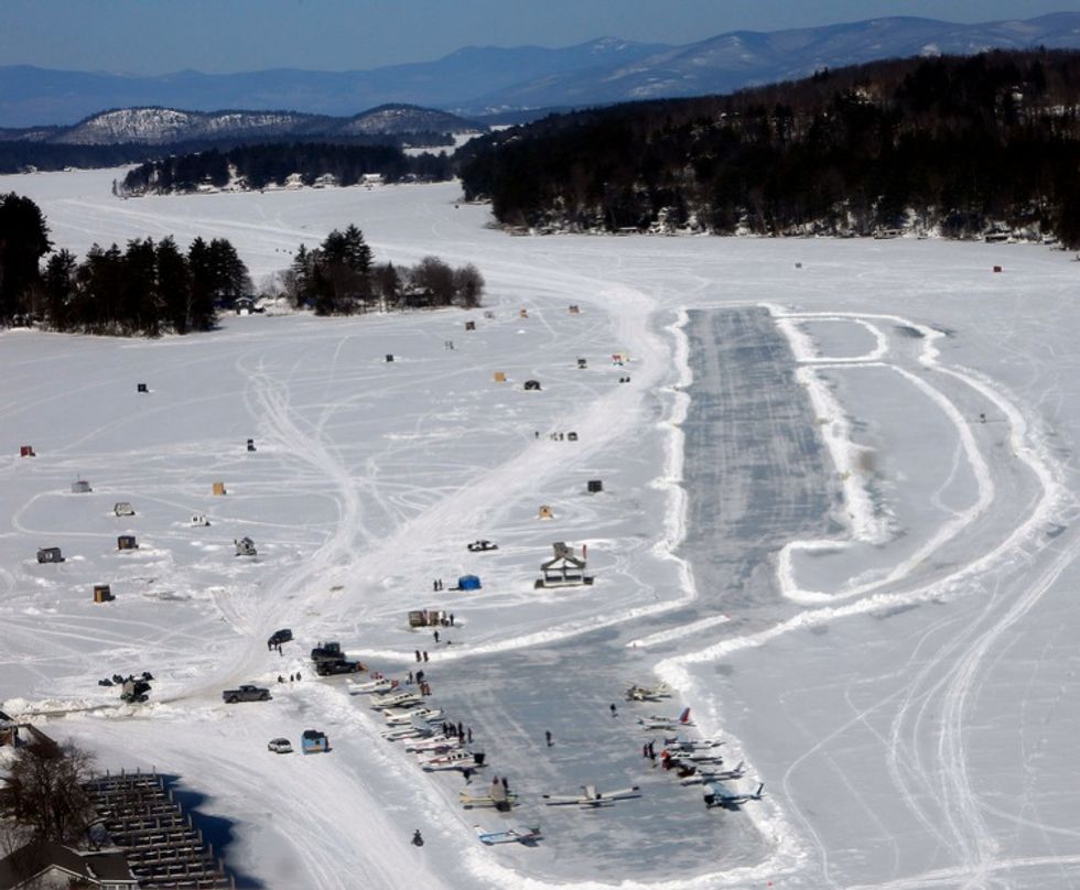 How Chilly Is It? Cold Enough to Land Planes on an Ice Runway