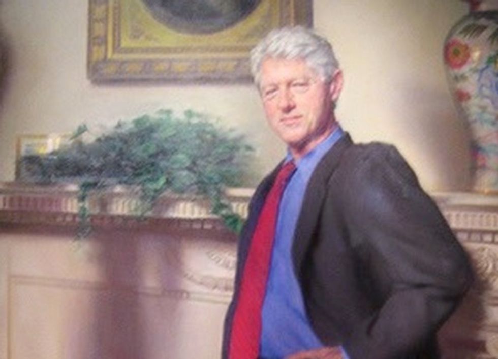 Artist Claims He Snuck Secret Metaphor in Former President's Portrait — and He Says the Clintons 'Hate' It