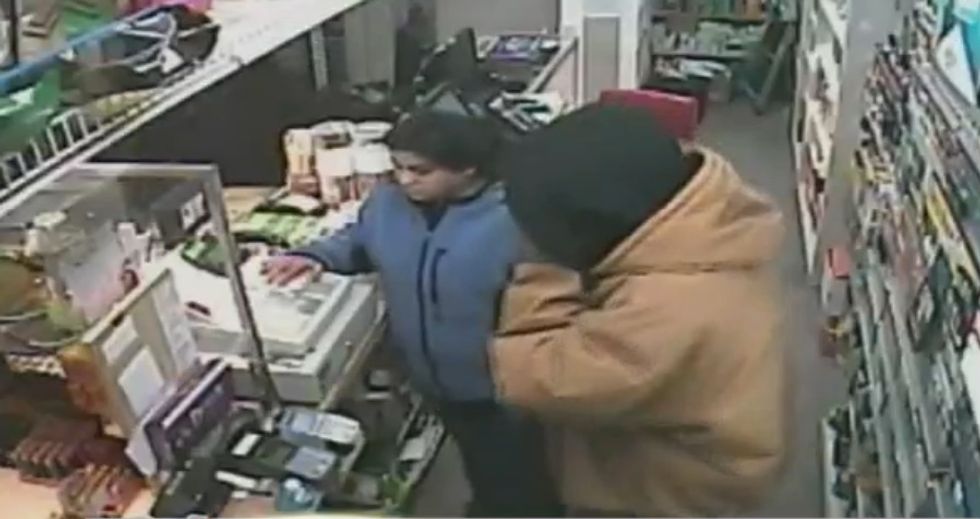 Caught on Video: Keep Your Eye on Female Clerk After Armed Suspect Makes Stunningly Stupid Mistake