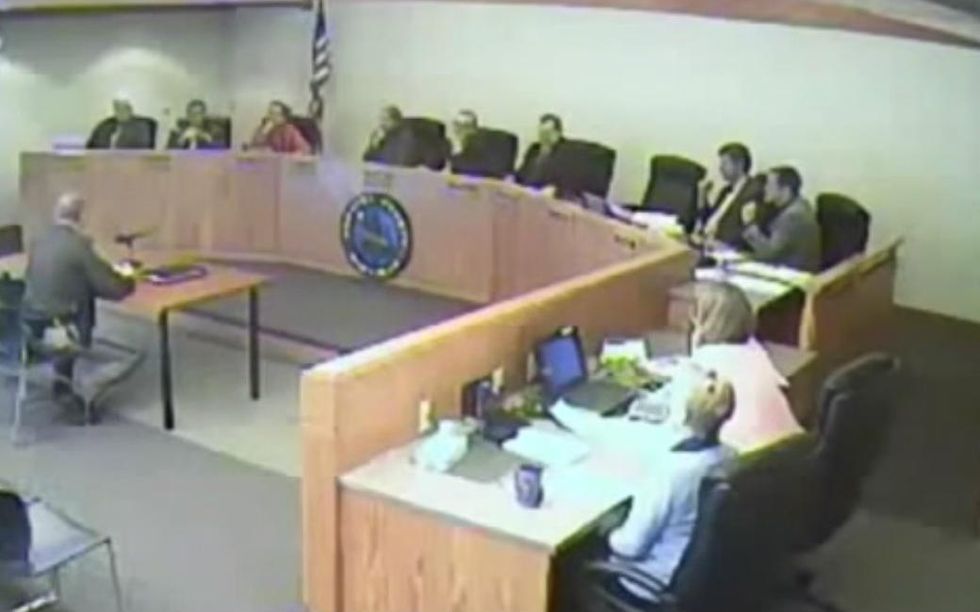 What an Officer Was Caught Admitting on Camera During a County Meeting Has Him Facing Fierce Reprimand