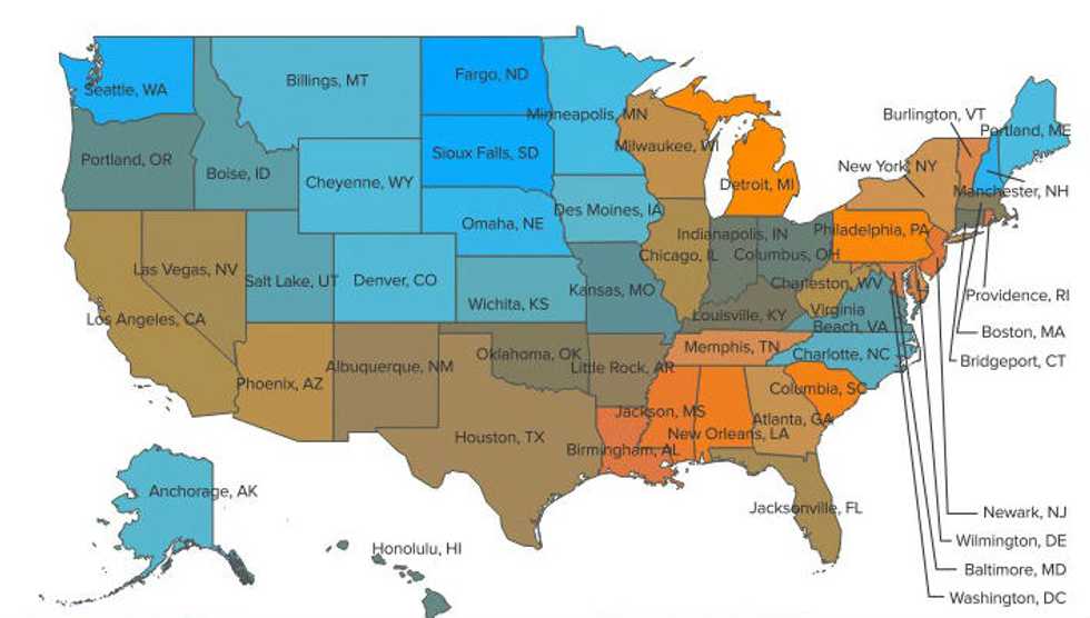 'Hardest-Working' Cities Map Shows Texans Mean Business — See How Your City Stacks Up