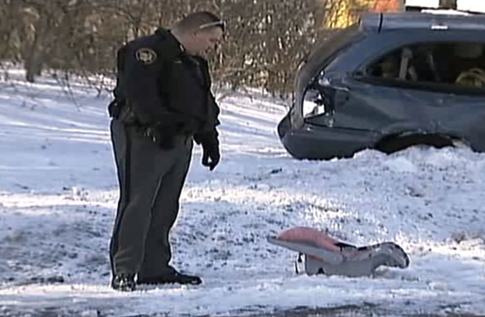 Infant Strapped in a Car Seat Ejected 25 Feet After Crash and Found Facedown. But When They Turned Her Over, Something Amazing Happened. (UPDATED)