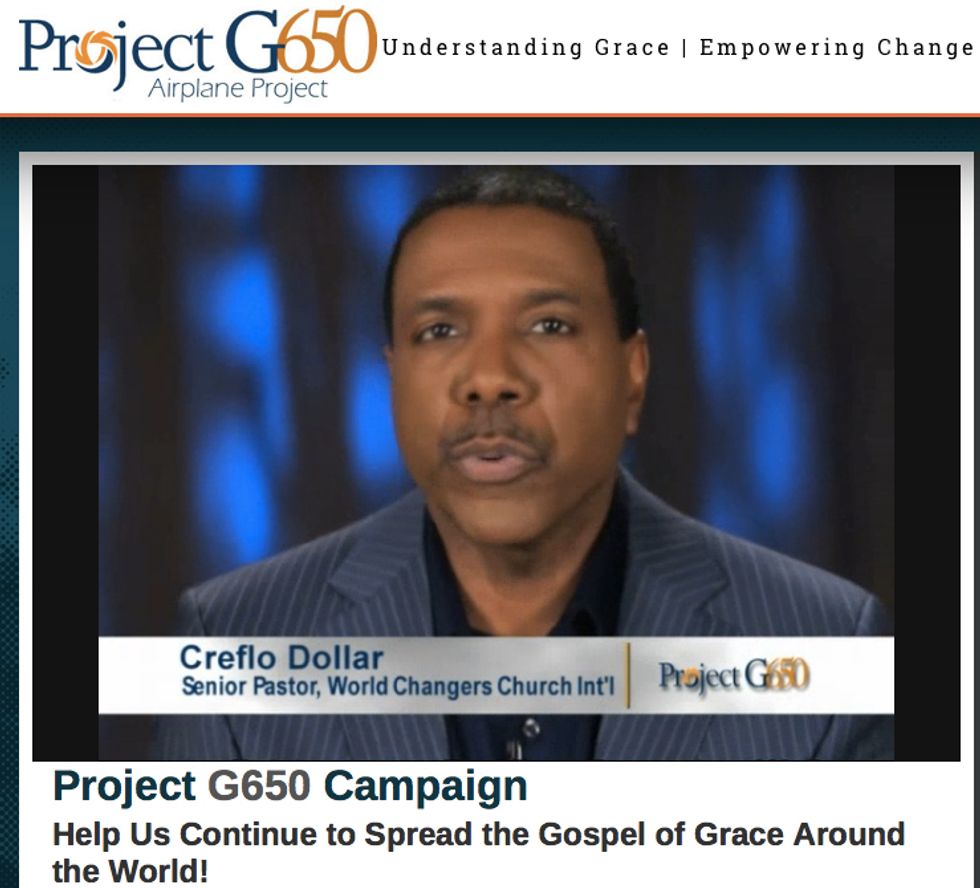 Here's the Response We Got When We Asked Why a Televangelist's Fundraising Page for a $65 Million Private Jet Was Taken Down