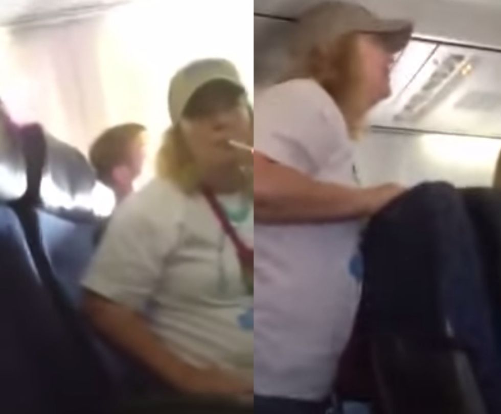 Cigarette-Smoking Socialist Sympathizer Goes on Epic Rant Inside of an Airplane: 'The United States Has Declared War on Venezuela