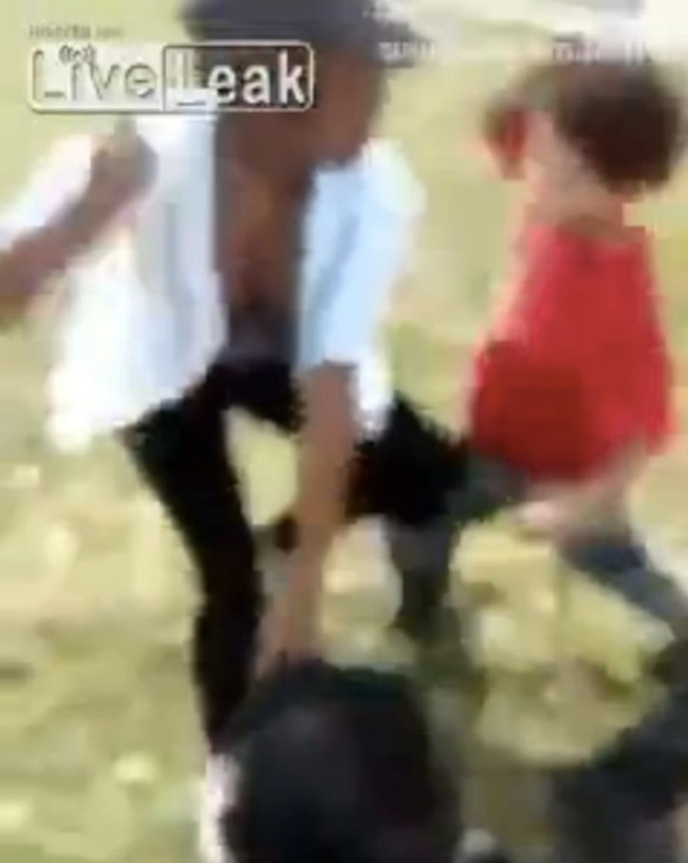 Disturbing Video: 5-Year-Old Boy Clobbered Trying to Defend His Viciously Beaten Teen Sister