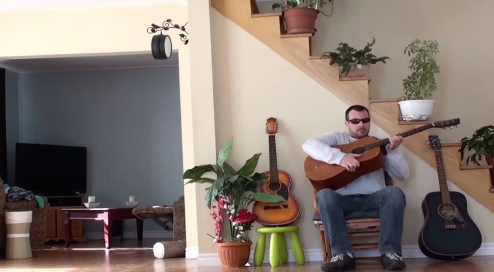 Man Pushes Cat Off His Chair, Then Gets a Taste of Some Instant Karma