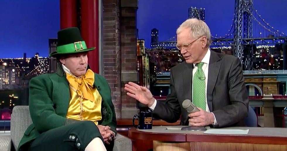 Will Ferrell Appears on the ‘Late Show’ With David Letterman…and Bill O’Reilly Comes Up