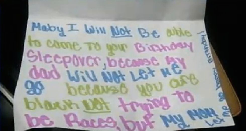 Heartbreaking Letter a Little Girl Allegedly Got From Her Friend Explaining Why She Can’t Go to Her Sleepover