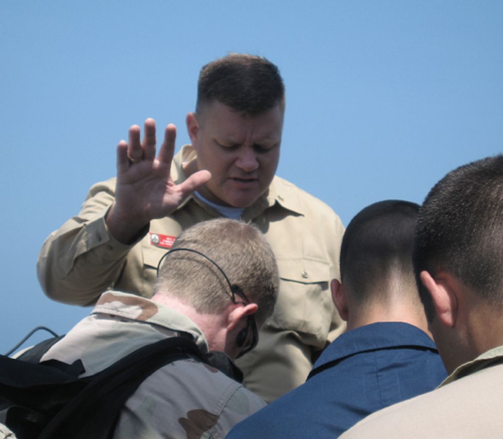 Navy Chaplain Who Faces 'Career-Ending Punishment' Over His Views on Homosexuality and Premarital Sex Vows to Fight On After Military Rejects Religious Accommodation Plea