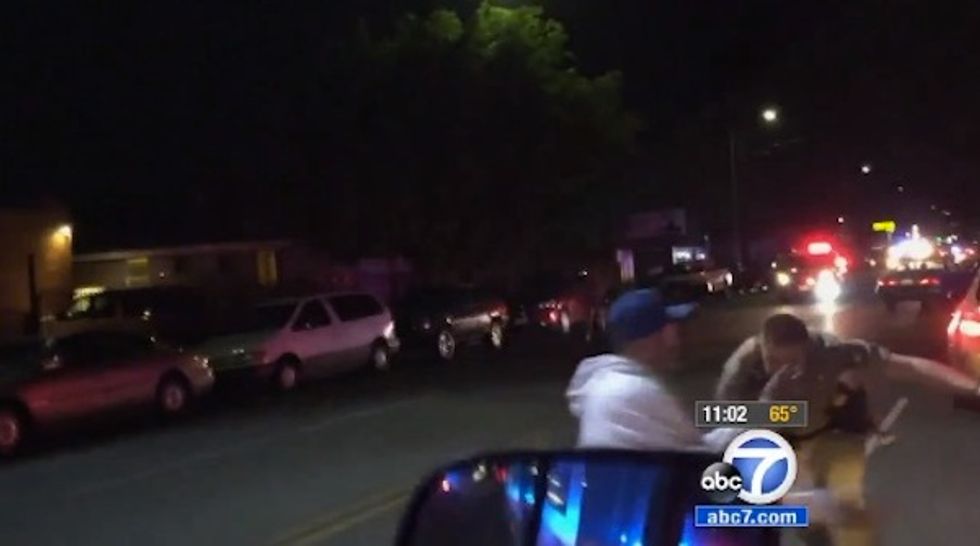 Suspect Fleeing the Cops Runs Right Into News Van While Trying to Get Away: See the Video