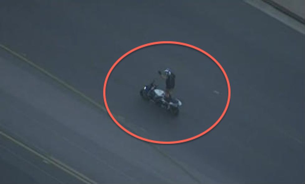 Guy on a Motorcycle Leads Police on One of the Most 'Ridiculous' High-Speed Chases You'll See
