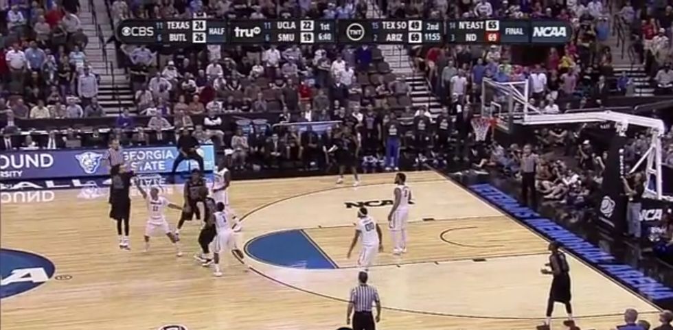 Georgia State Player's Buzzer Beater in NCAA Tournament Was So Incredible, It Literally Knocked His Coach Out of His Chair