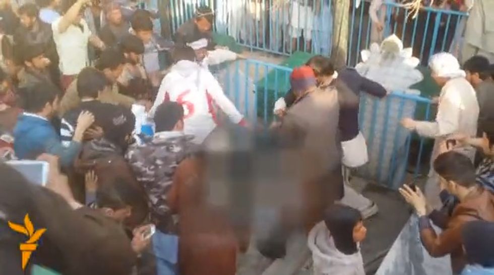 Horrifying Video Emerges After Afghan Mob Beats Woman, Sets Fire to Body for Allegedly Burning Quran
