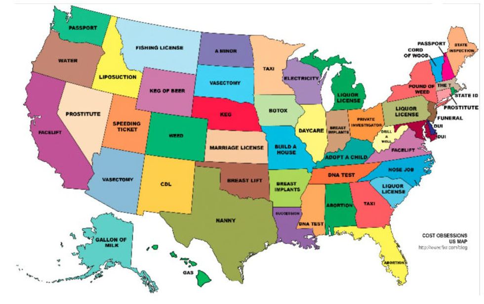 Map: Google Autocomplete Shows What People May Be Most Interested in Buying in Your State
