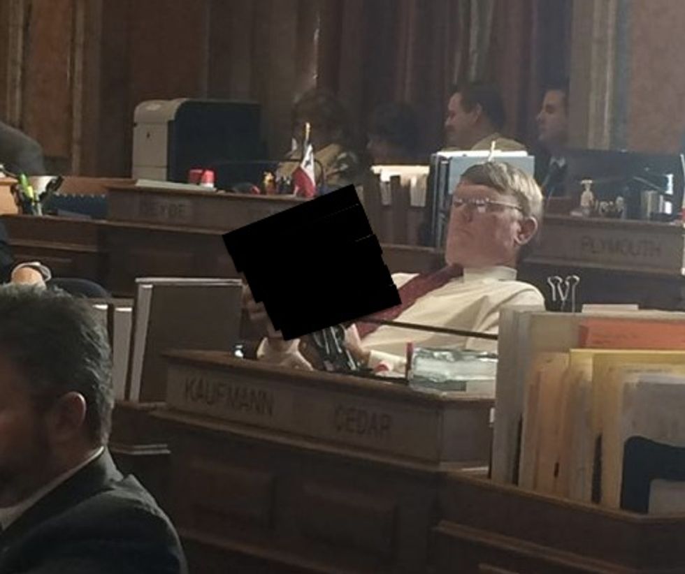What a Republican Lawmaker Is Holding in This Now-Viral Photo Has Led to a Slew of 'Vicious Emails' and a Public Apology