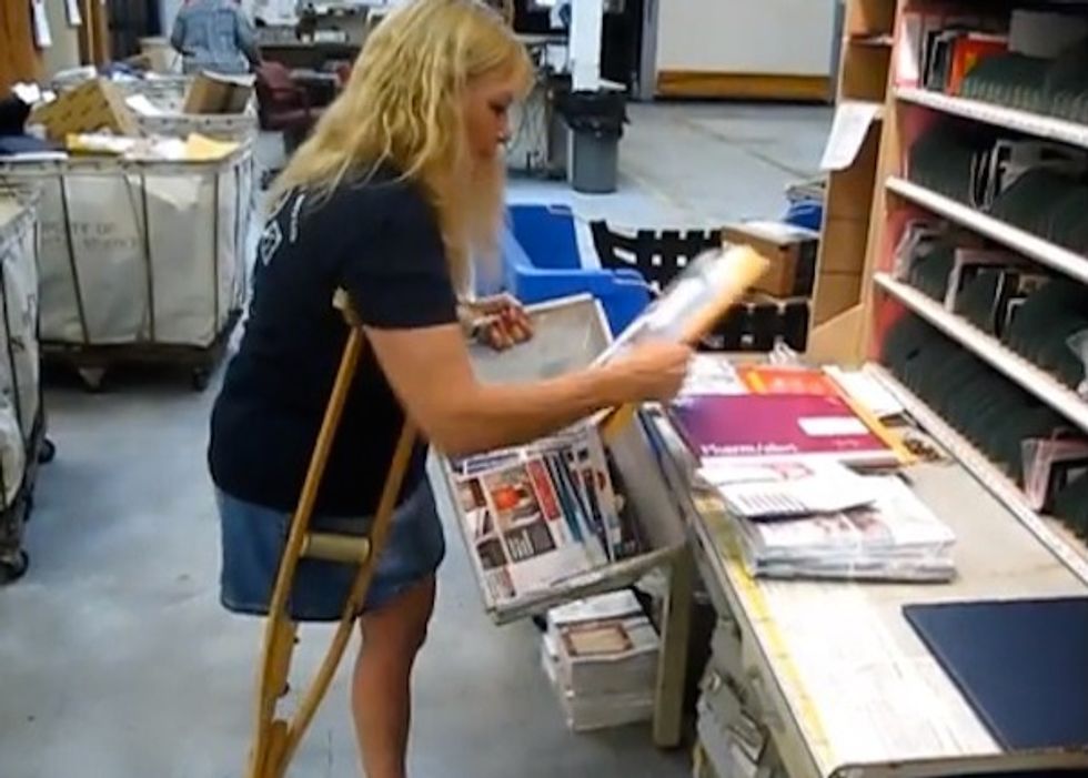 She's Saved a Woman From a Burning House, Removed a Snake From a Mailbox and Is One of the Fastest on Her Route — and She Only Has One Leg
