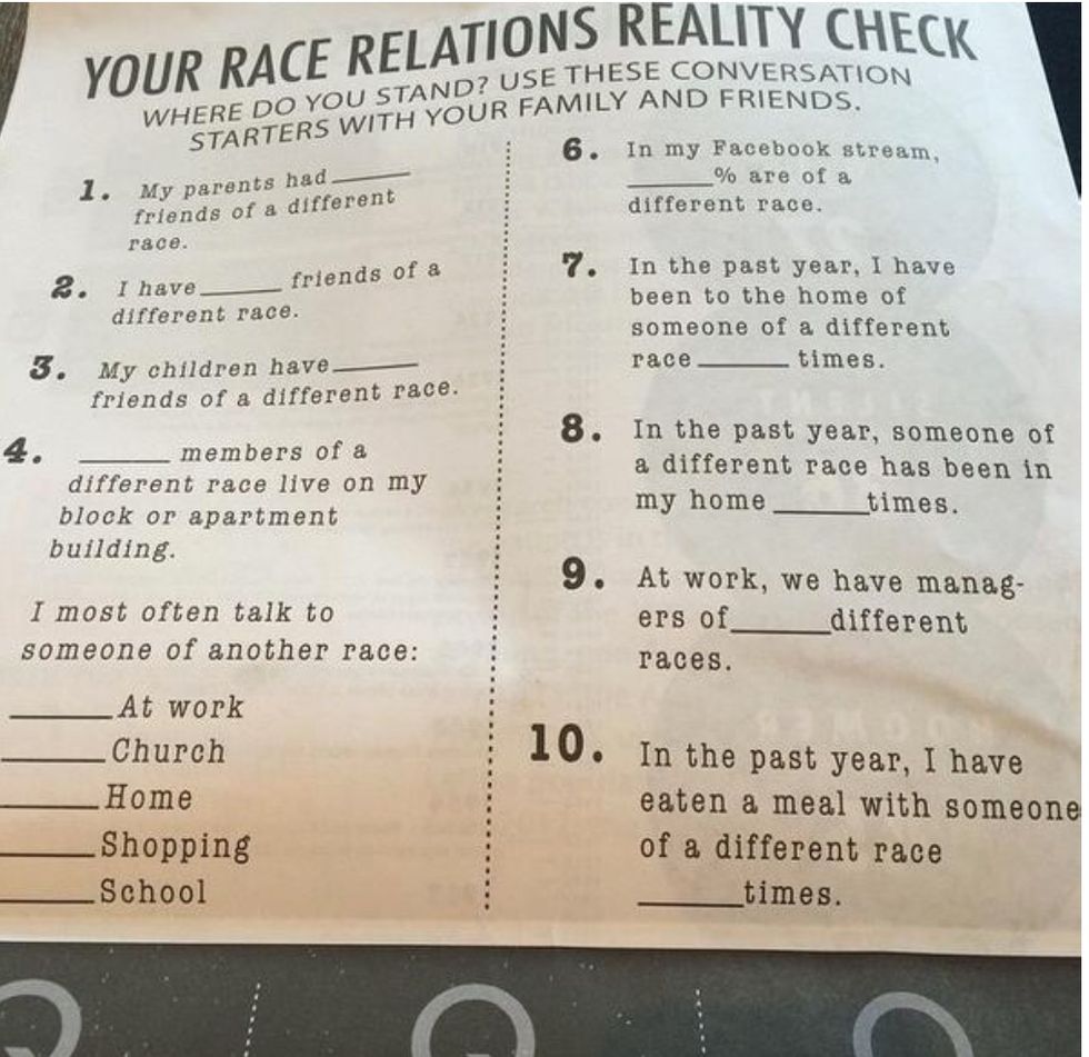 Take the 'Race Relations Reality Check' Quiz That Starbucks Is Now Seemingly Handing Out
