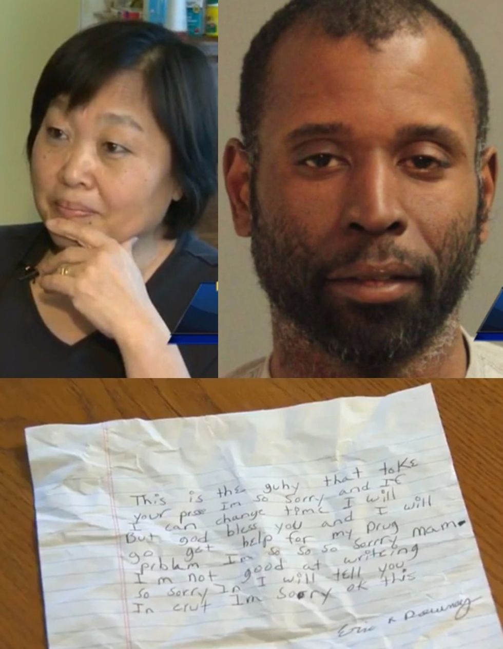 He Robbed Her, She Bit His Hand. Then Police Showed Up With the Letter He Wrote to Her.