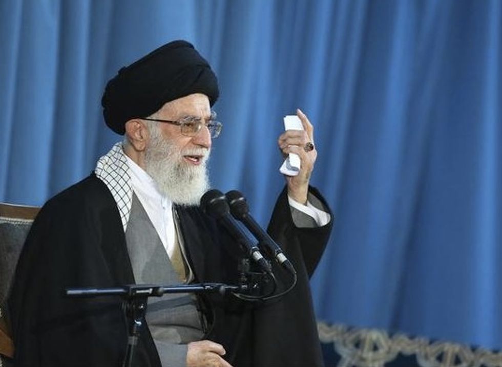 While Kerry Notes 'Substantial Progress' in Iran Nuclear Talks, Ayatollah Plays to Crowd Heard Chanting 'Death to America