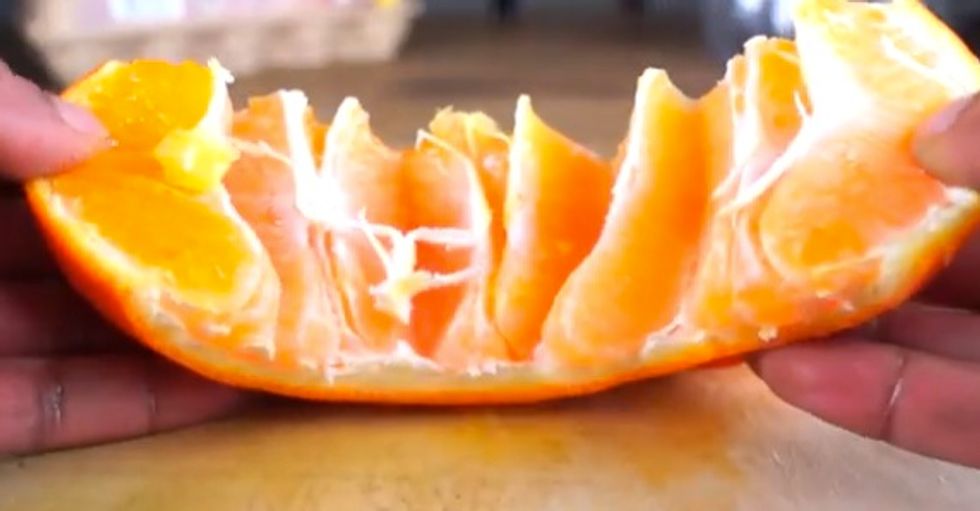 You've been peeling your oranges the wrong way