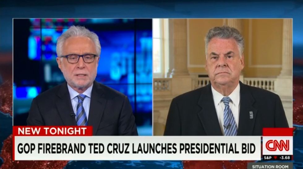 Rep. Peter King Appears on CNN, Blasts Ted Cruz, Then Threatens to Do This if He Gets GOP Nomination