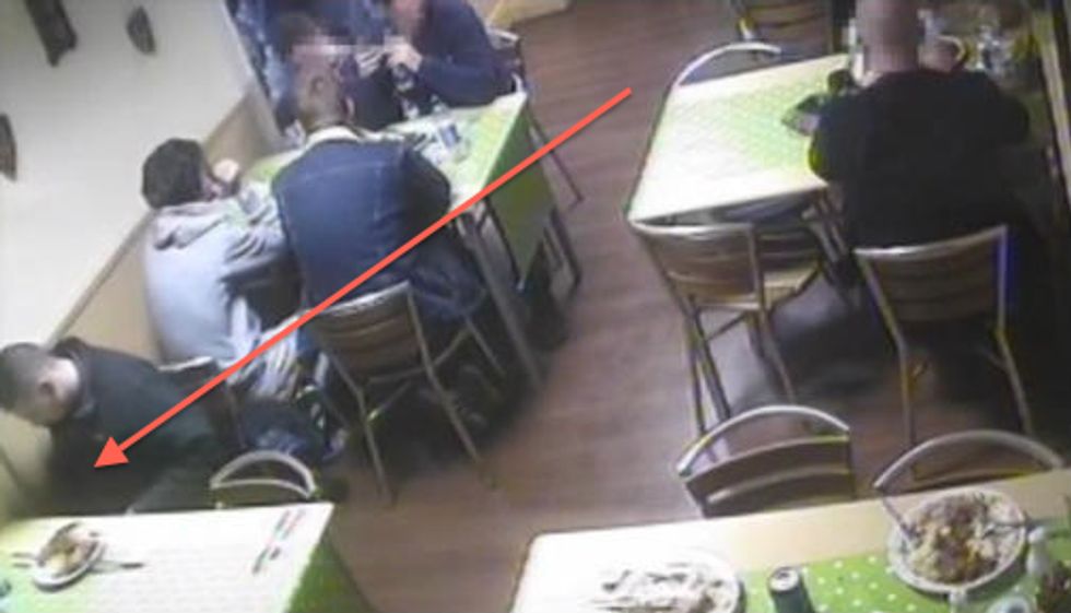 This Guy Seen Reaching Into His Pocket Tried to Scam a Free Restaurant Meal. His Plan Backfired Badly.