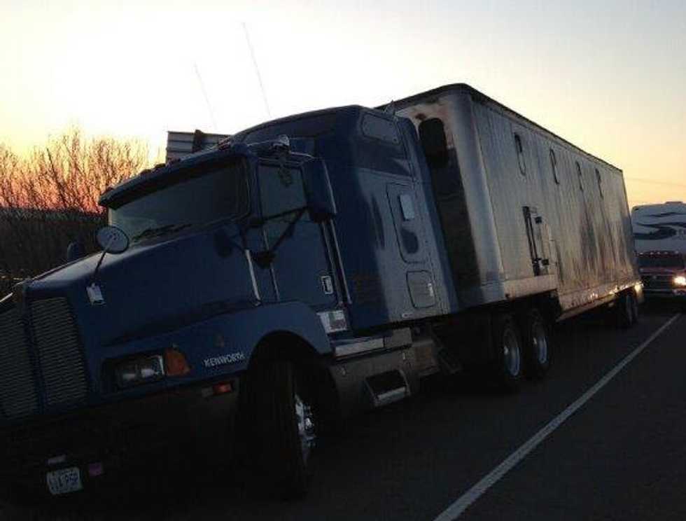 Cops Respond to a Call From Stranded 18-Wheeler. What They Saw at the Scene Left Them 'Astounded