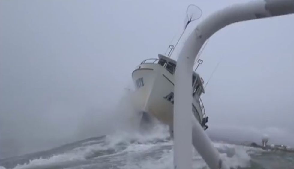 Keep an Eye on the Left Side of This Boat — Someone's World Is About to Get Rocked