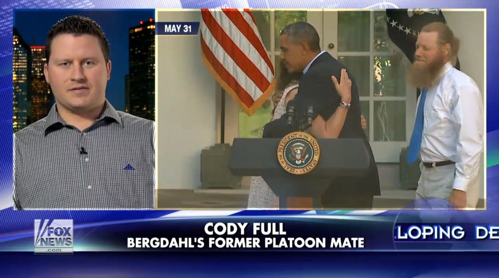 Watch Former Bergdahl Platoon Member's Takedown of Obama Admin. Actions: 'They Don't Get a Rose Garden Ceremony