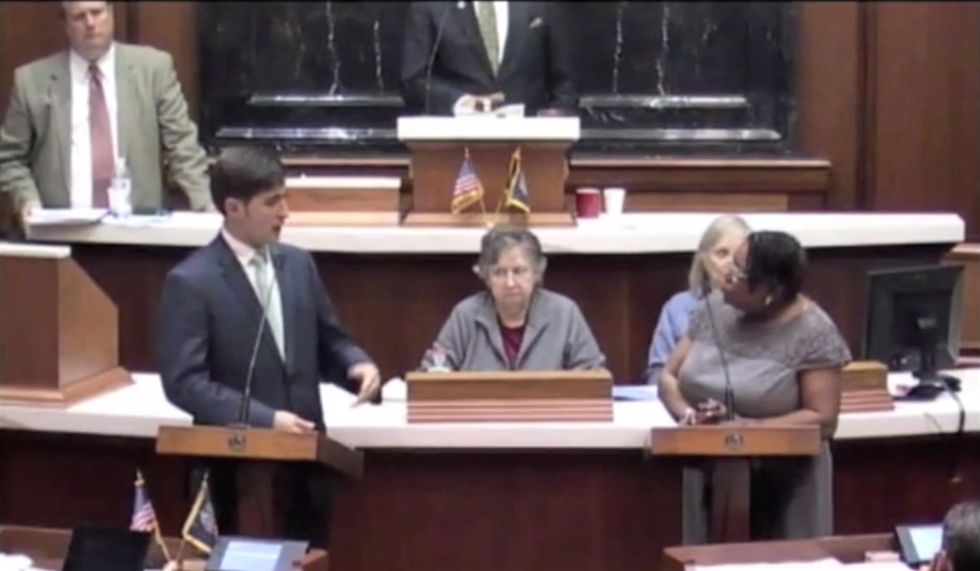 Lawmakers Gasp as Democrat Goes After GOP Colleague's 18-Month-Old Son During Racism Lecture