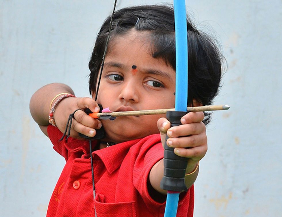 She Just Became One of the World's Newest Archery Champions. She's 2