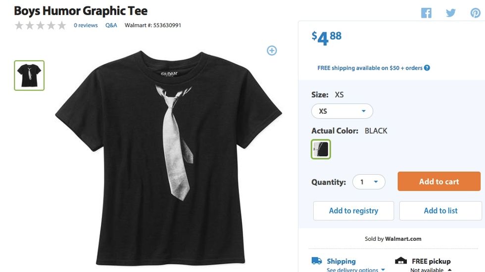 Do You See What Made One Parent Declare This Walmart T-Shirt 'Completely Inappropriate'?