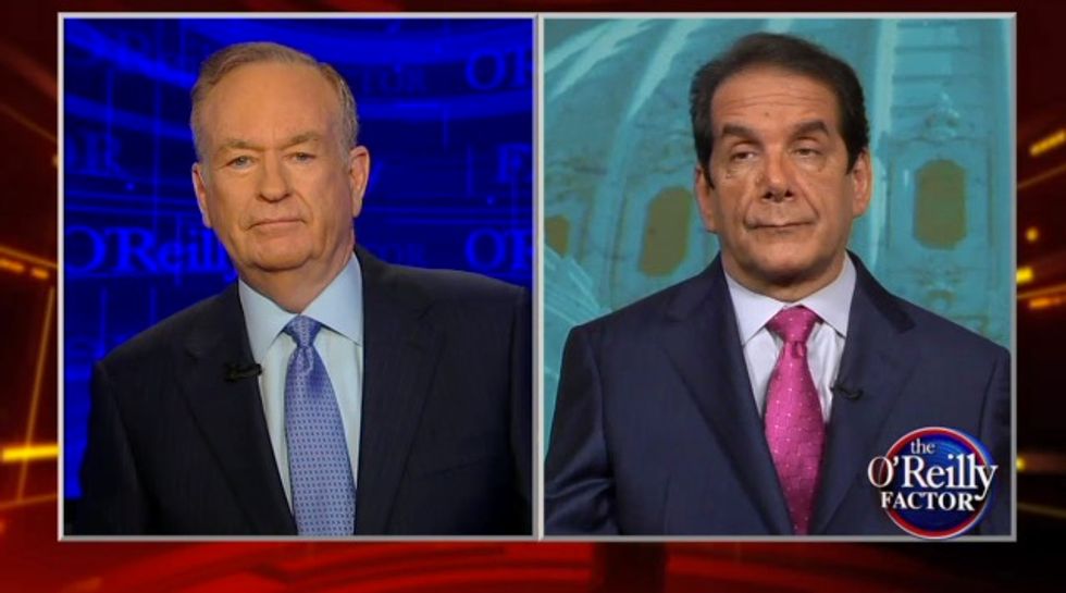 Let Me Get This Straight': O'Reilly Seemingly Stunned by Krauthammer's Position on Bergdahl Trade