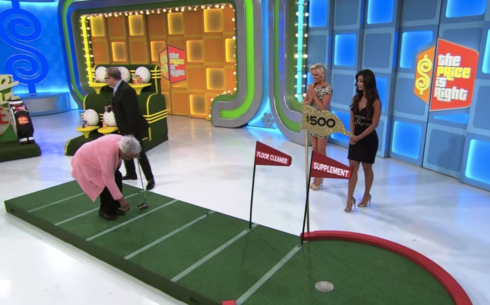 This 84-Year-Old Woman Has One of the Worst Golf Grips You've Ever Seen — but Watch How She Wows 'The Price Is Right' With It